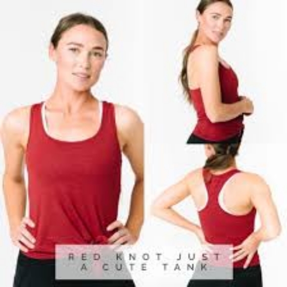 ZYIA Knot Just a Cute Tank SMALL - Picture 2 of 4